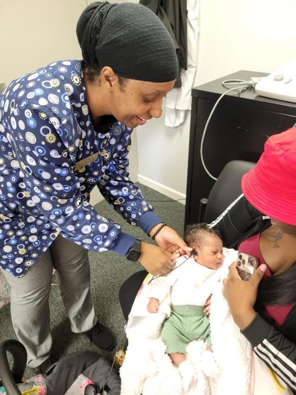 Pee Dee Hearing Center is a primary resource for the testing of newborns.