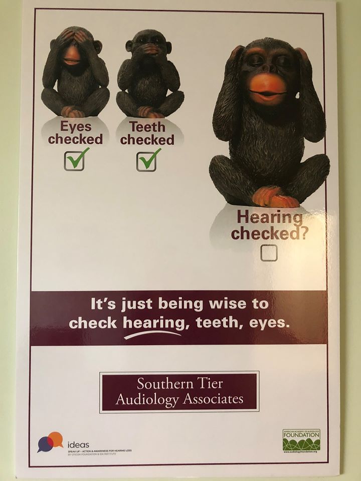 Hearing test poster
