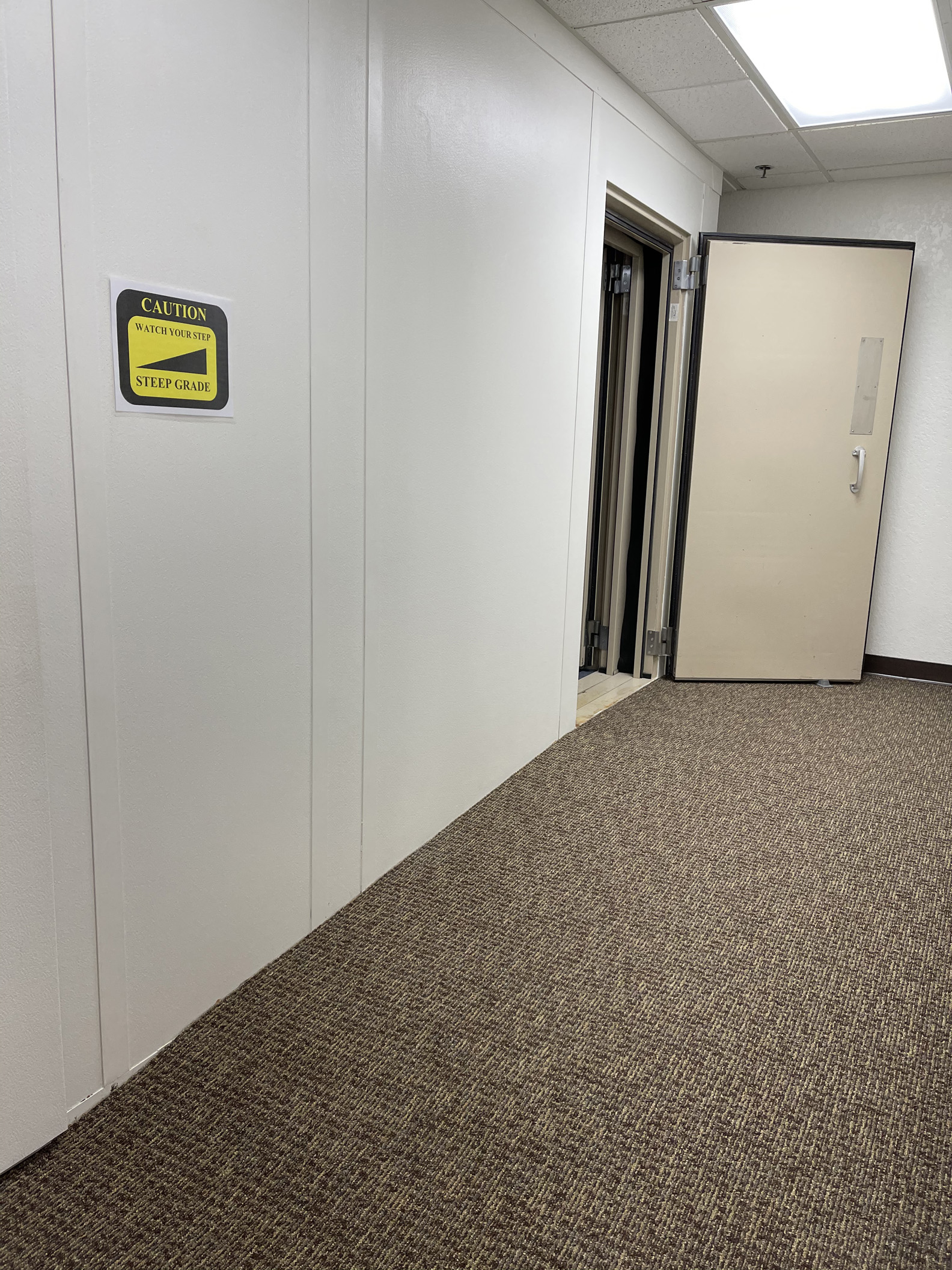 Our soundbooth is handicap accessible for walkers and wheelchairs.