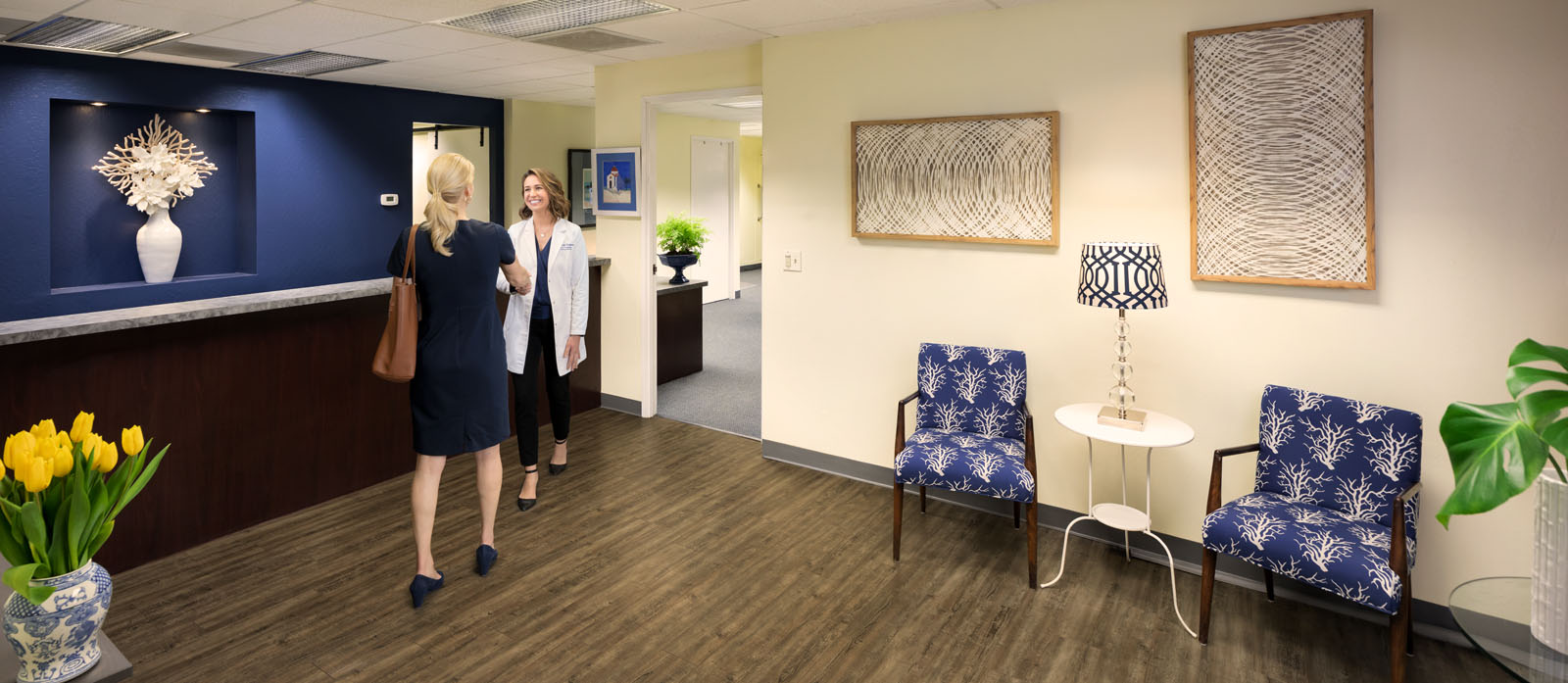 Welcome area at The Hearing Solution