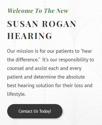 Announcement for Susan Rogan Hearing Inc. - Downers Grove