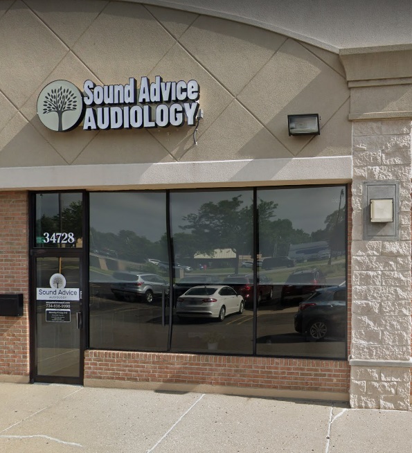 Sound Advice Audiology Livonia MI outside of building