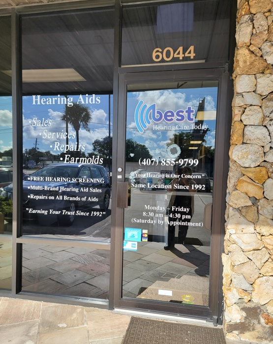 Best Hearing  Care Today  Orlando Outside of office front door