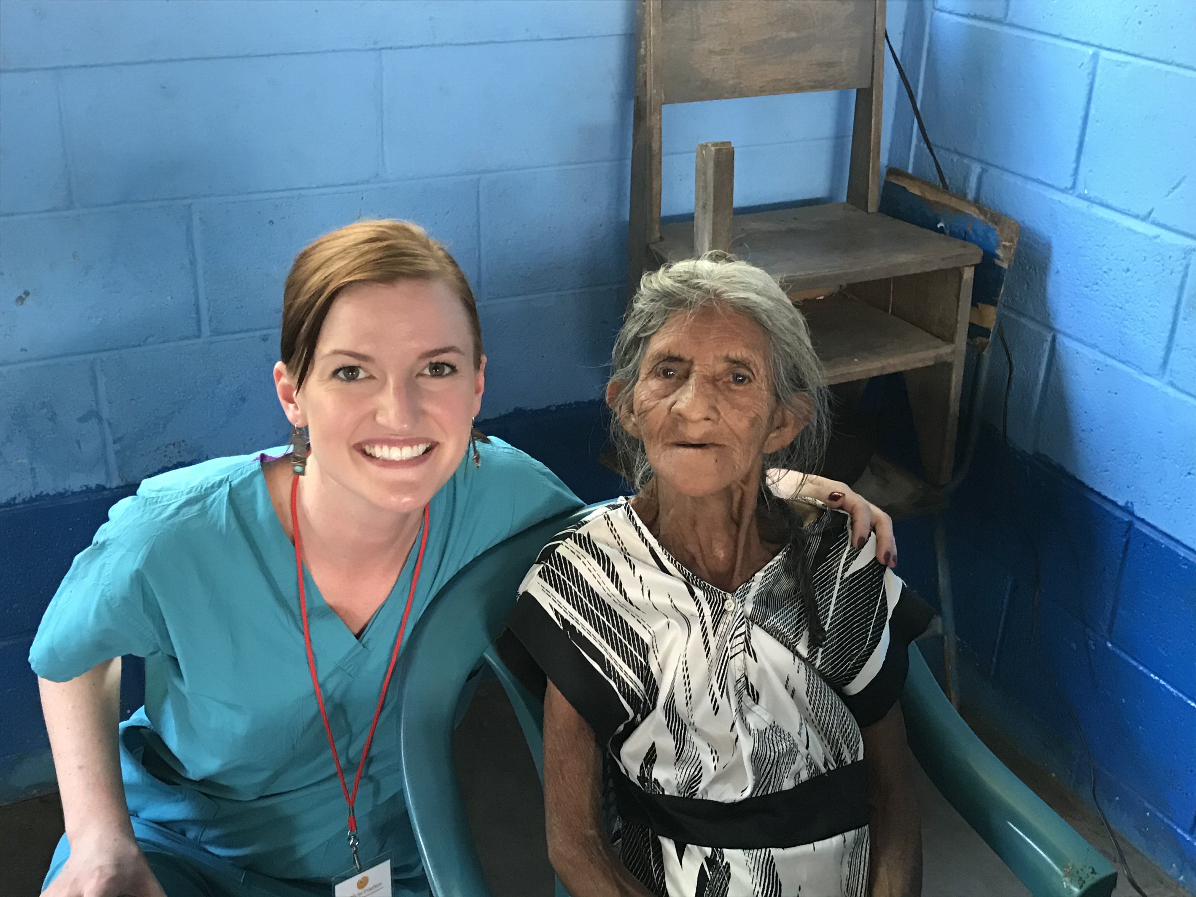 Dr. Galloway volunteering in Guatemala
