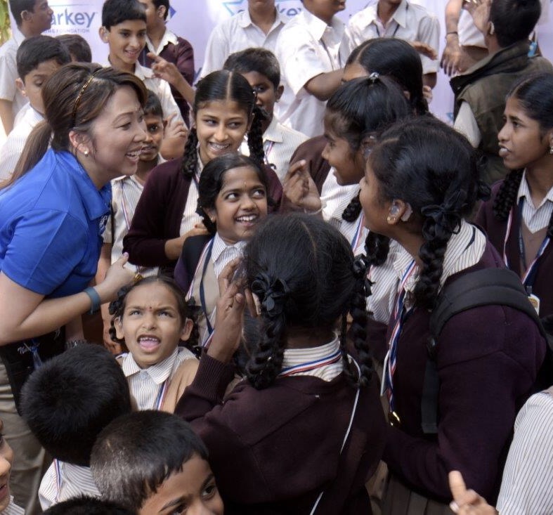 Dr. Phillips volunteering in India