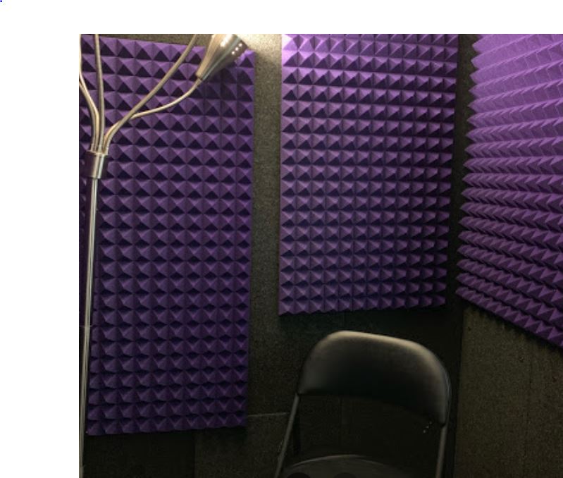 Sound proof testing booth