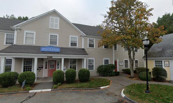 Photo of outside of charming office building Revolution Hearingin Yarmouth Port, MA