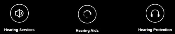 Hearing services list for RK Audiology