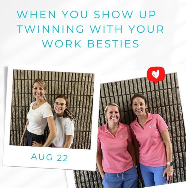 Twinning with your work besties