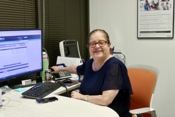 Dr. Moura loves working with her patients.