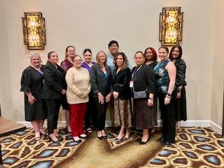 Most of the team was able to get together in Florida to learn more about patient care.