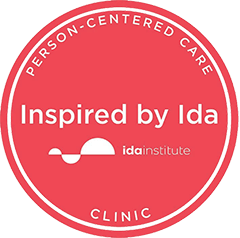 Clinic badge from Ida Institute