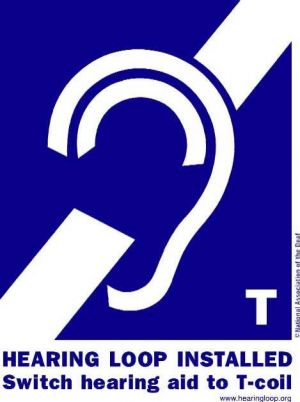 Hearing loop symbol ADA