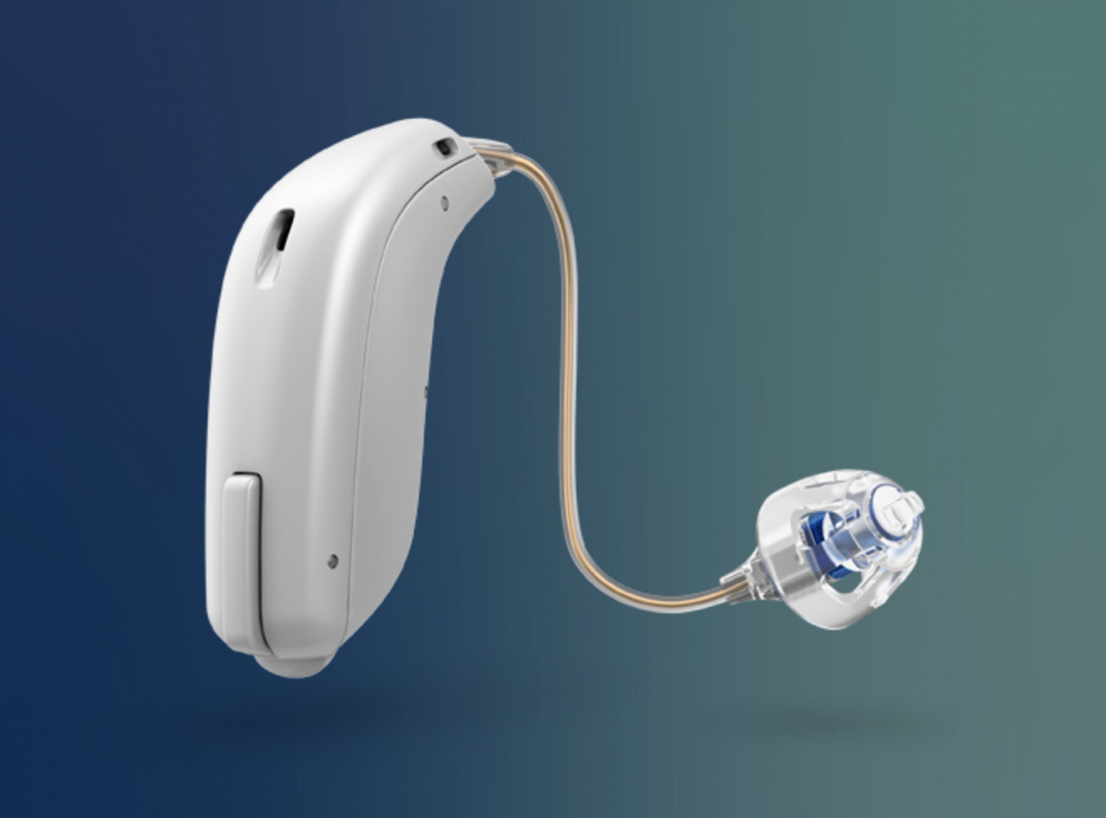 Illustration of a hearing aid 
