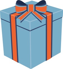 Gift with a bow